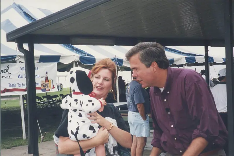 Dalmatian mascot greeting guests at a church event – Church Events in Orlando, FL